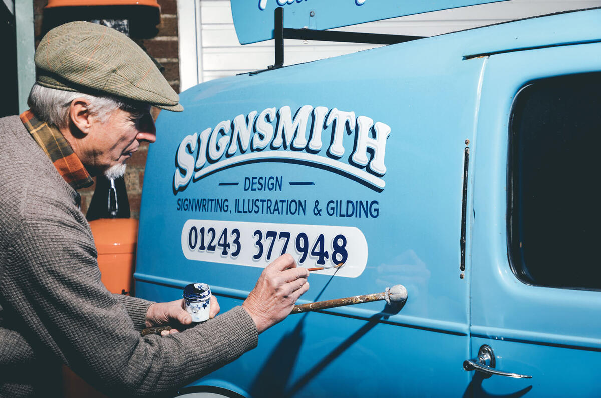 Stroke of genius: why car signwriting is making a comeback | Autocar