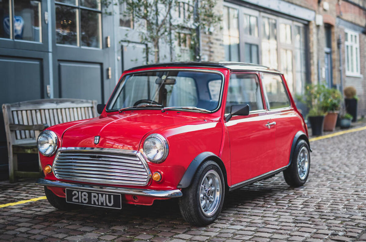 Classic mini on sale ev conversion