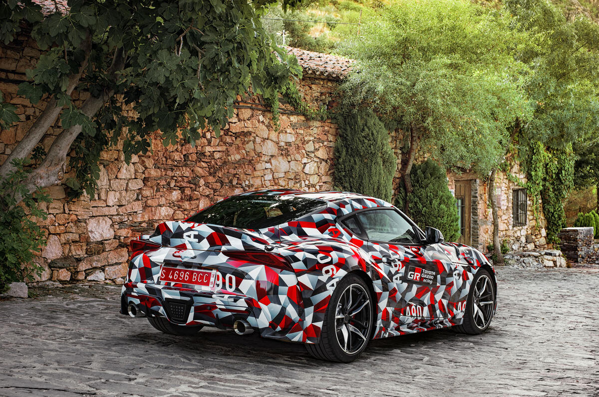 Toyota Supra 2019 prototype first drive review static hero