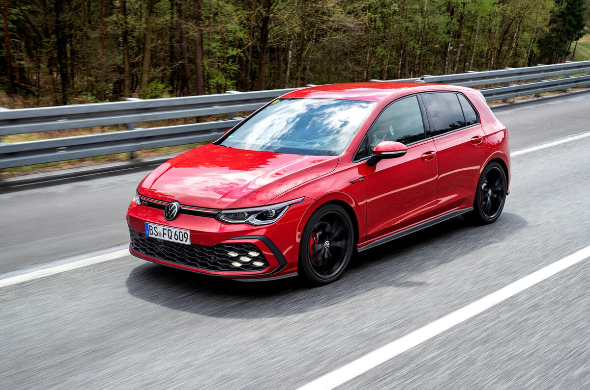 2020 Volkswagen Golf GTI first ride - hero front