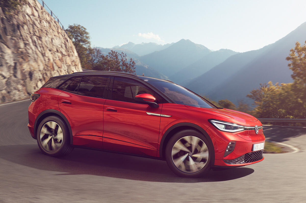 New 21 Volkswagen Id 4 Gtx Is Performance Ev Flagship Autocar