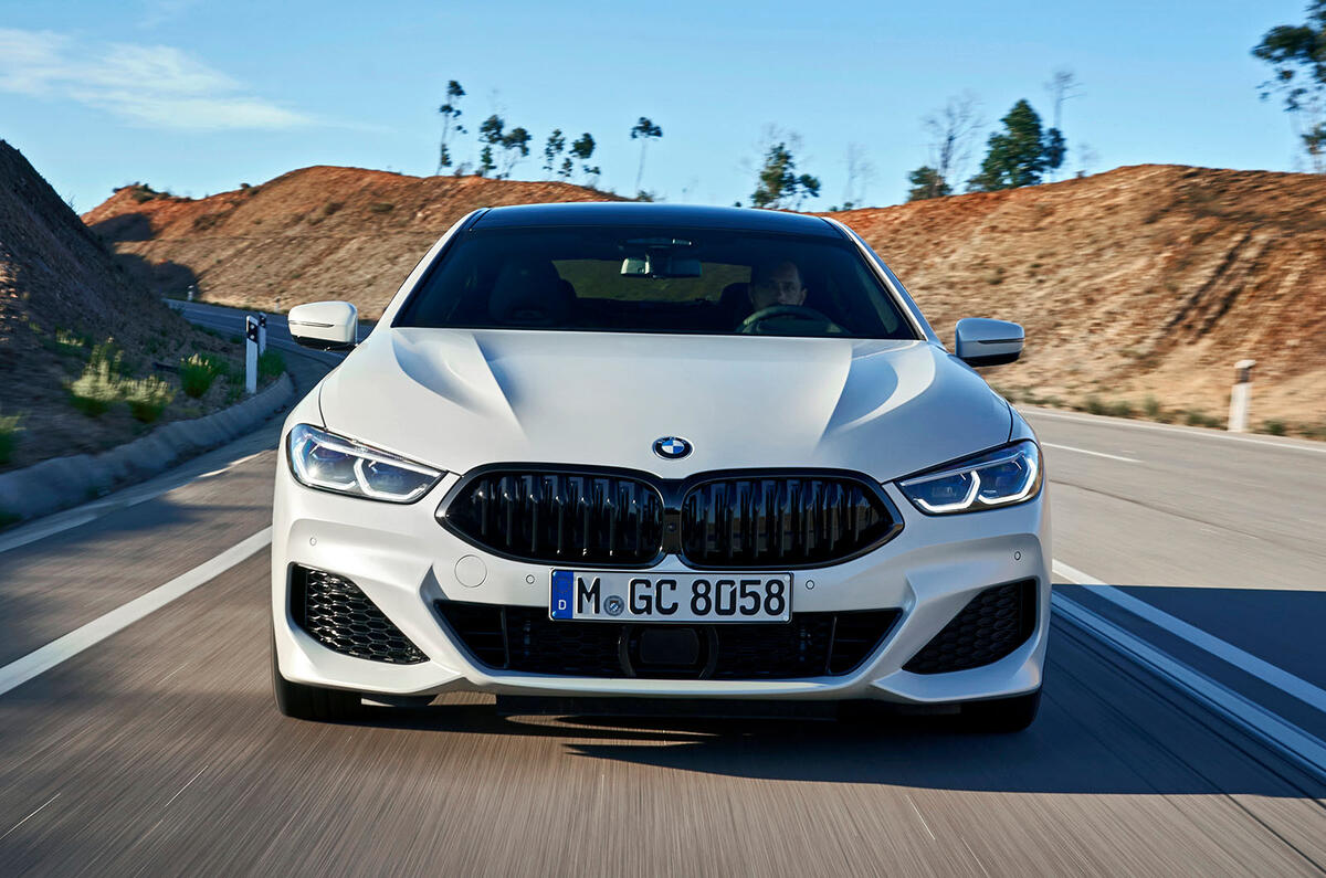 BMW 8 Series Gran Coupe 2019 first drive review - nose