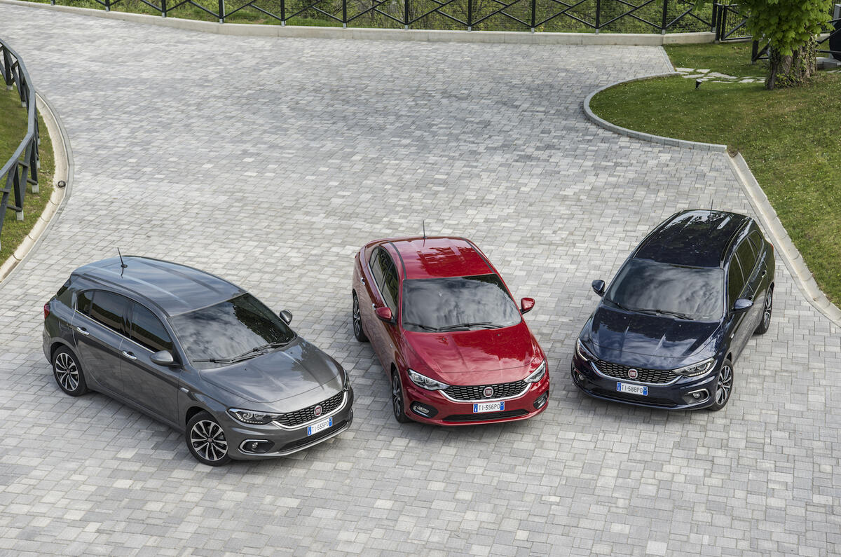 The Fiat Tipo range