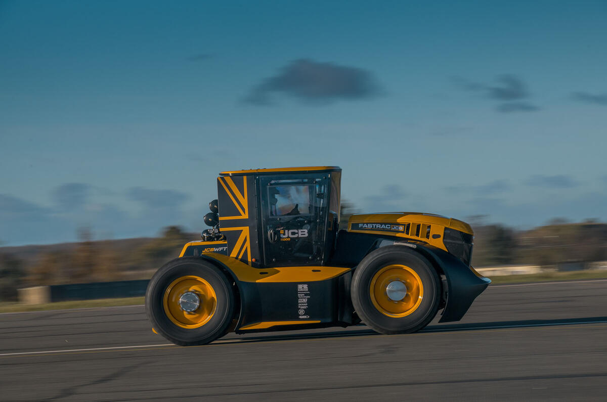 Christmas road test the world's fastest tractor Autocar
