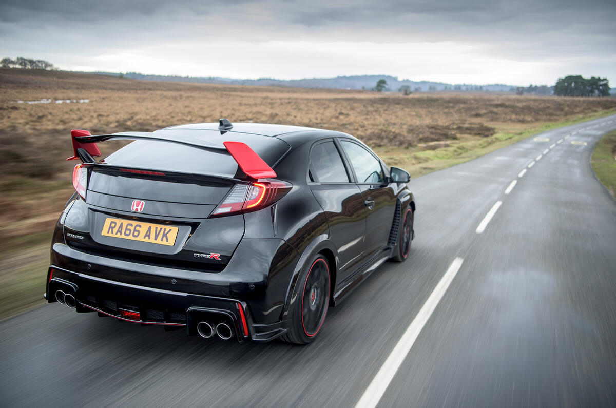 2017 Honda Civic Type R Black Edition Review Autocar