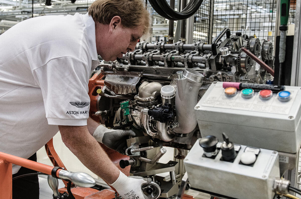 Aston Martin Db11 First All New V12 Engine Built Autocar