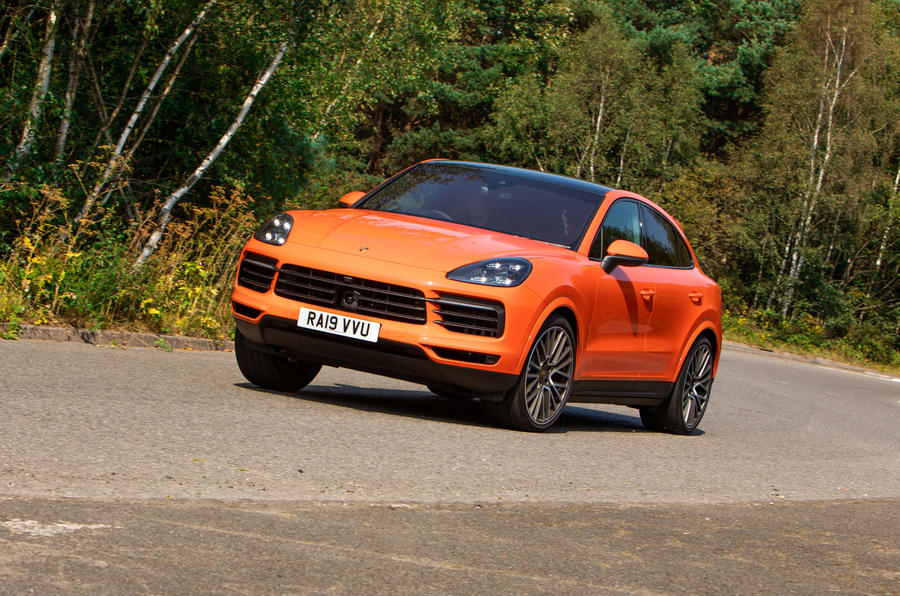 Porsche Cayenne Coupe 2019 UK review - hero front