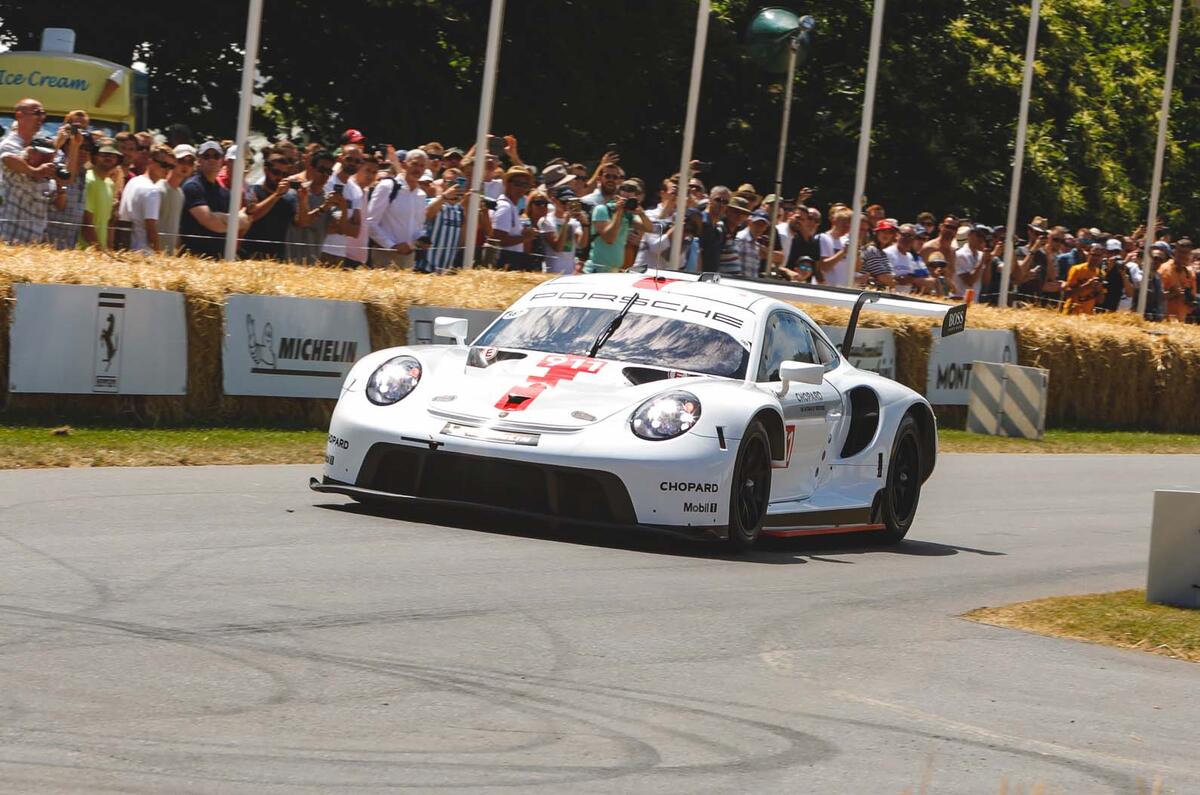 Porsche 911 RSR Debuts At Goodwood FoS Before Race Debut