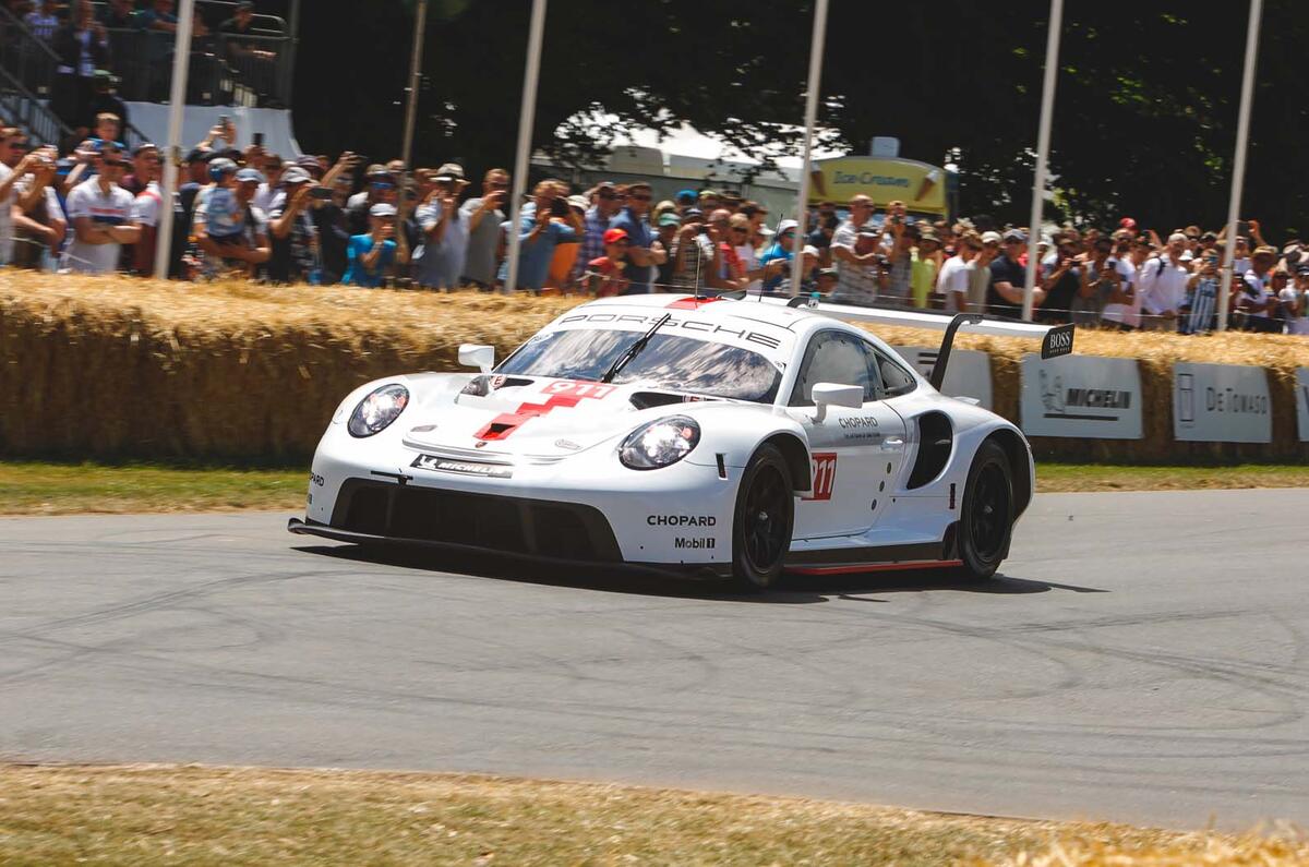 Porsche 911 RSR Debuts At Goodwood FoS Before Race Debut