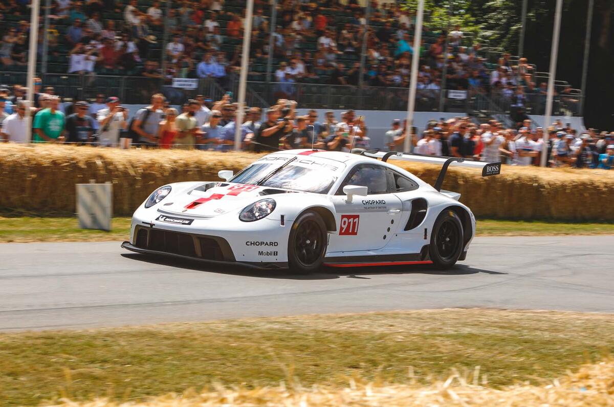Porsche 911 RSR Debuts At Goodwood FoS Before Race Debut