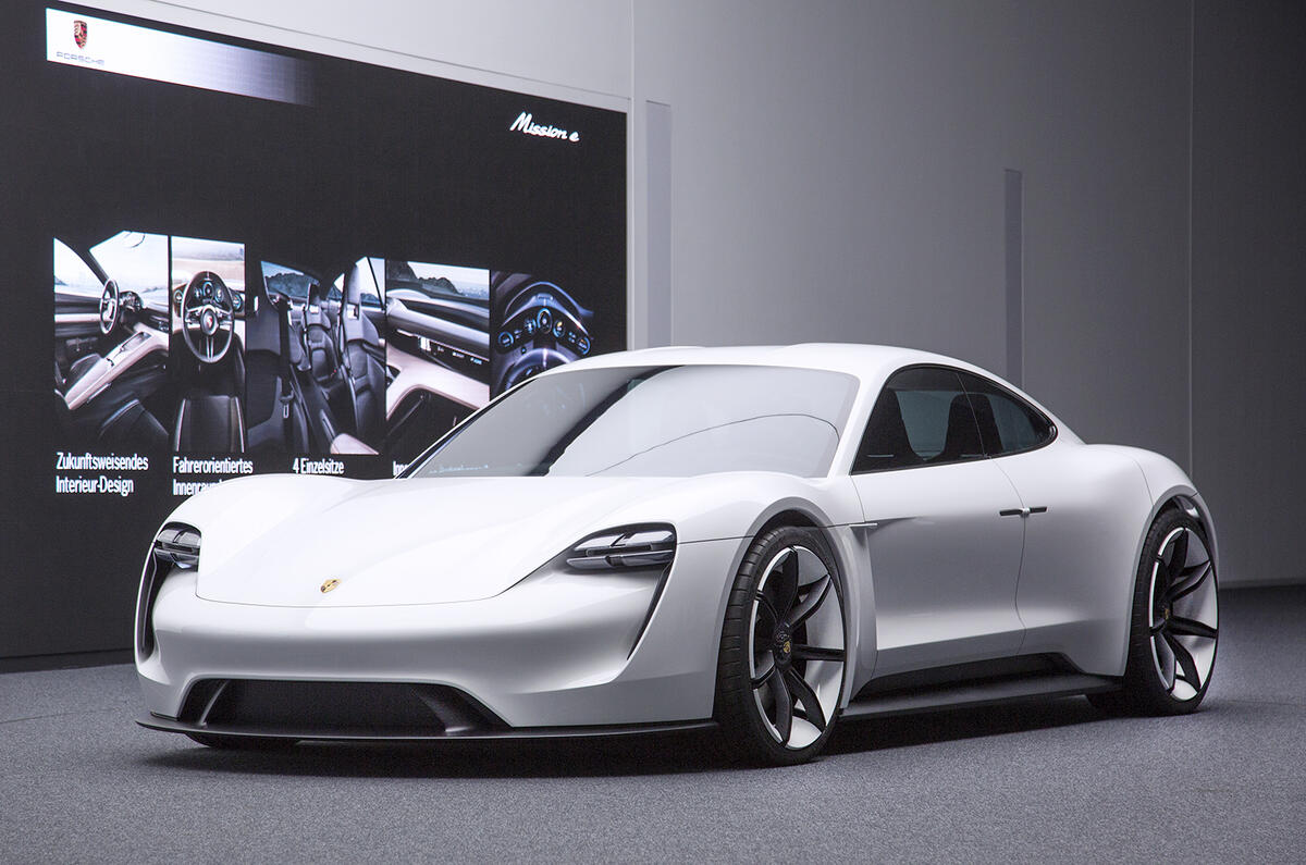 Porsche Mission E electric saloon revealed at Frankfurt | Autocar