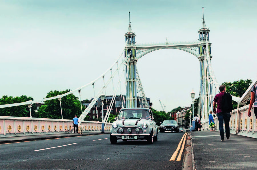 Driving the David Brown Mini Remastered in London