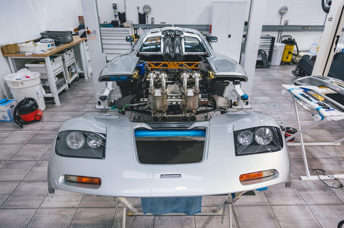 A Quick Check Up Servicing The Mclaren F1 Autocar