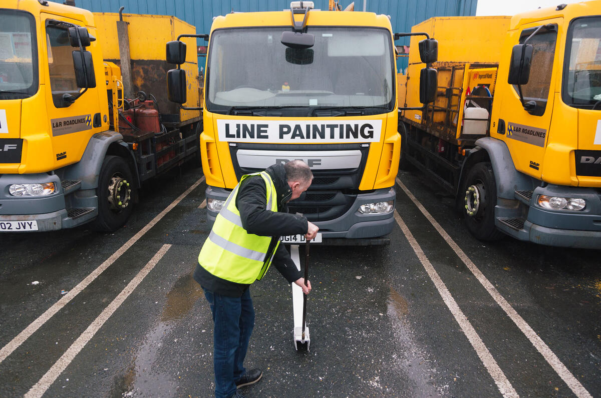 Watching paint dry with Britain's road markers Autocar