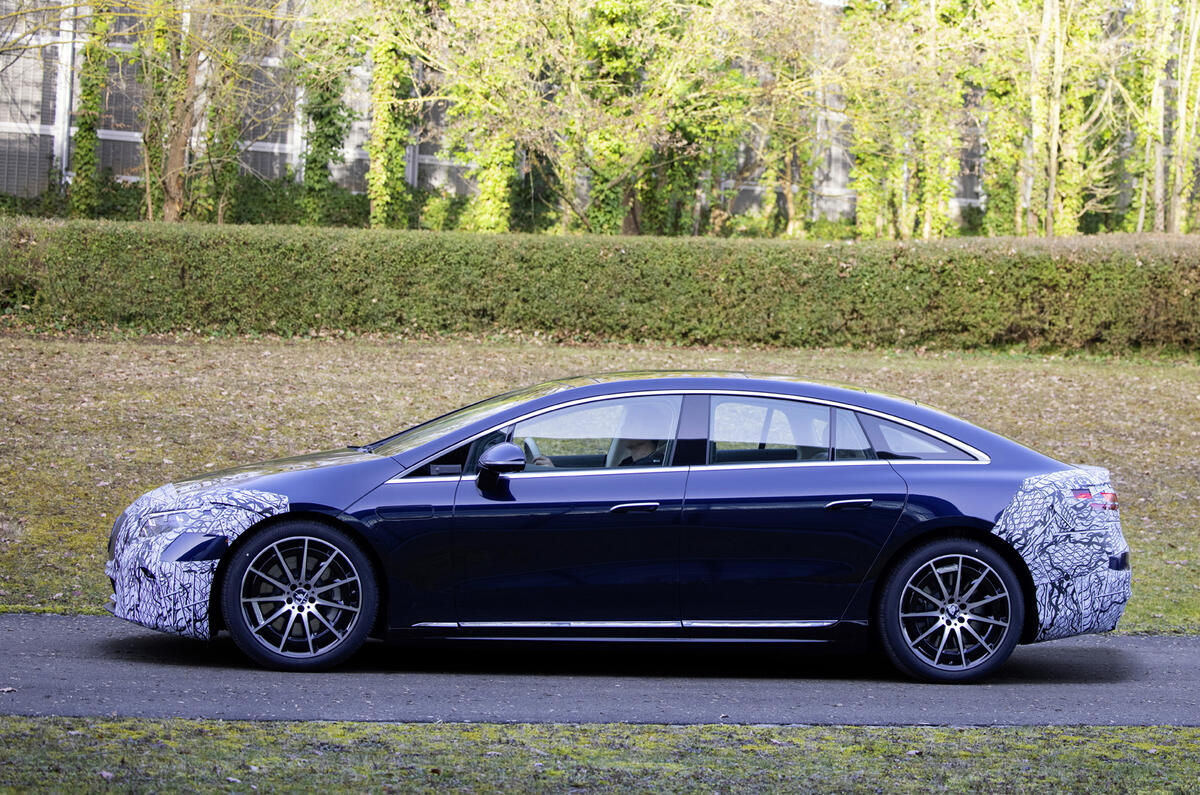 New 2021 Mercedes Benz EQS unwraps ahead of imminent reveal Autocar