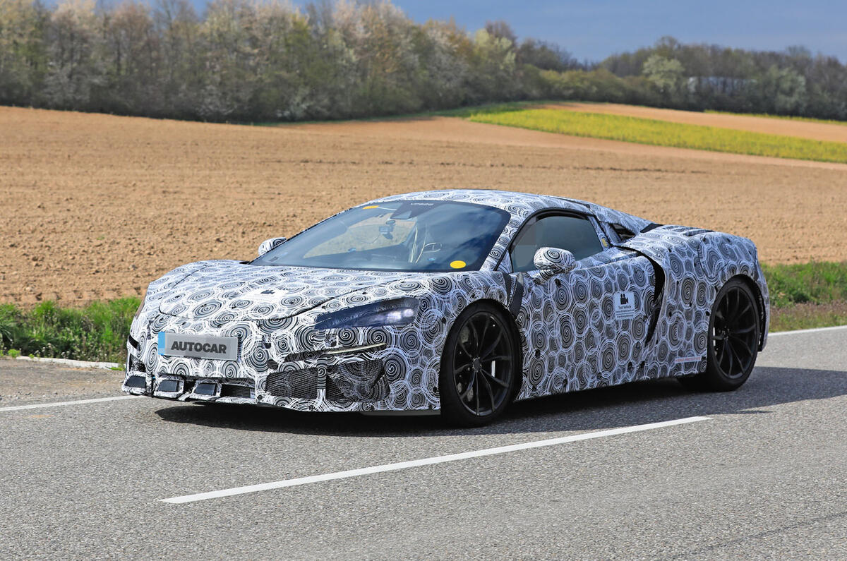 New Mclaren Sports Series Hybrid Seen In Production Bodywork Autocar