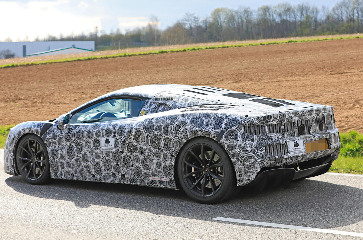 New Mclaren Sports Series Hybrid Seen In Production
