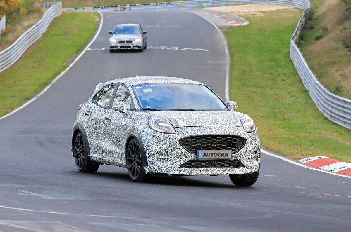 2020 Ford Puma ST prototype at Nurburgring