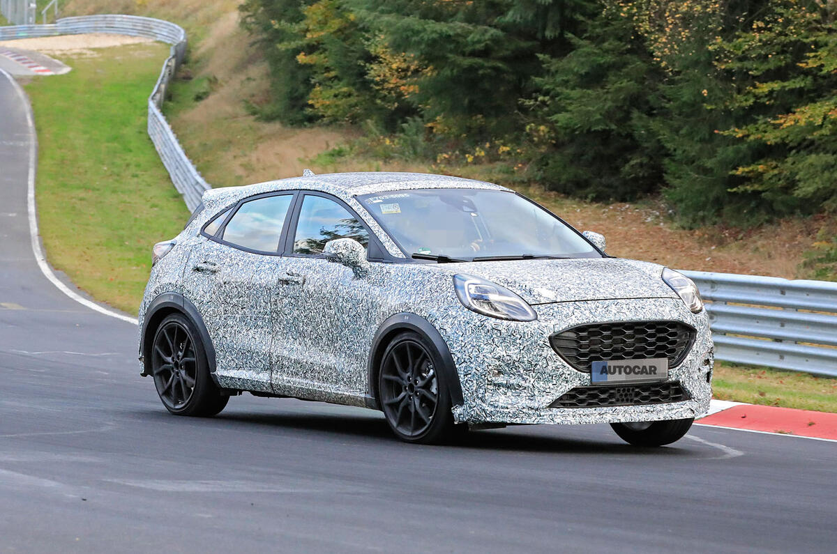 2020 Ford Puma ST prototype at Nurburgring