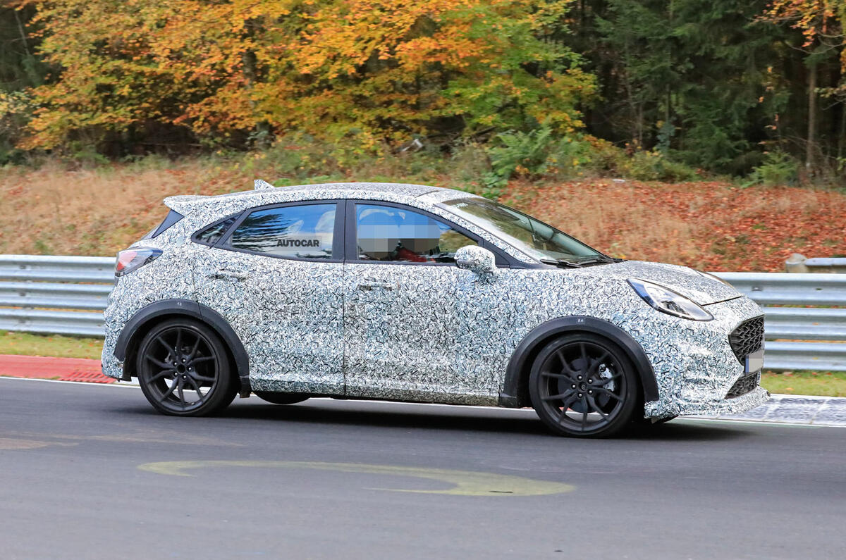 2020 Ford Puma ST prototype at Nurburgring