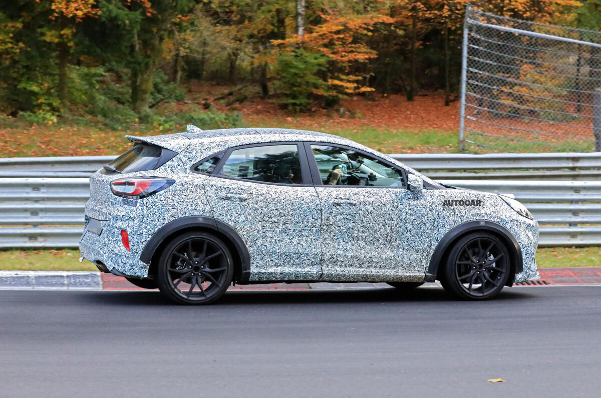 2020 Ford Puma ST prototype at Nurburgring