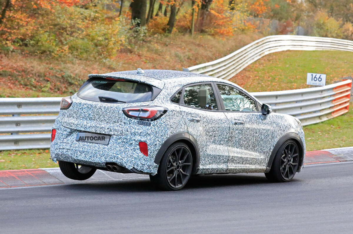 2020 Ford Puma ST prototype at Nurburgring