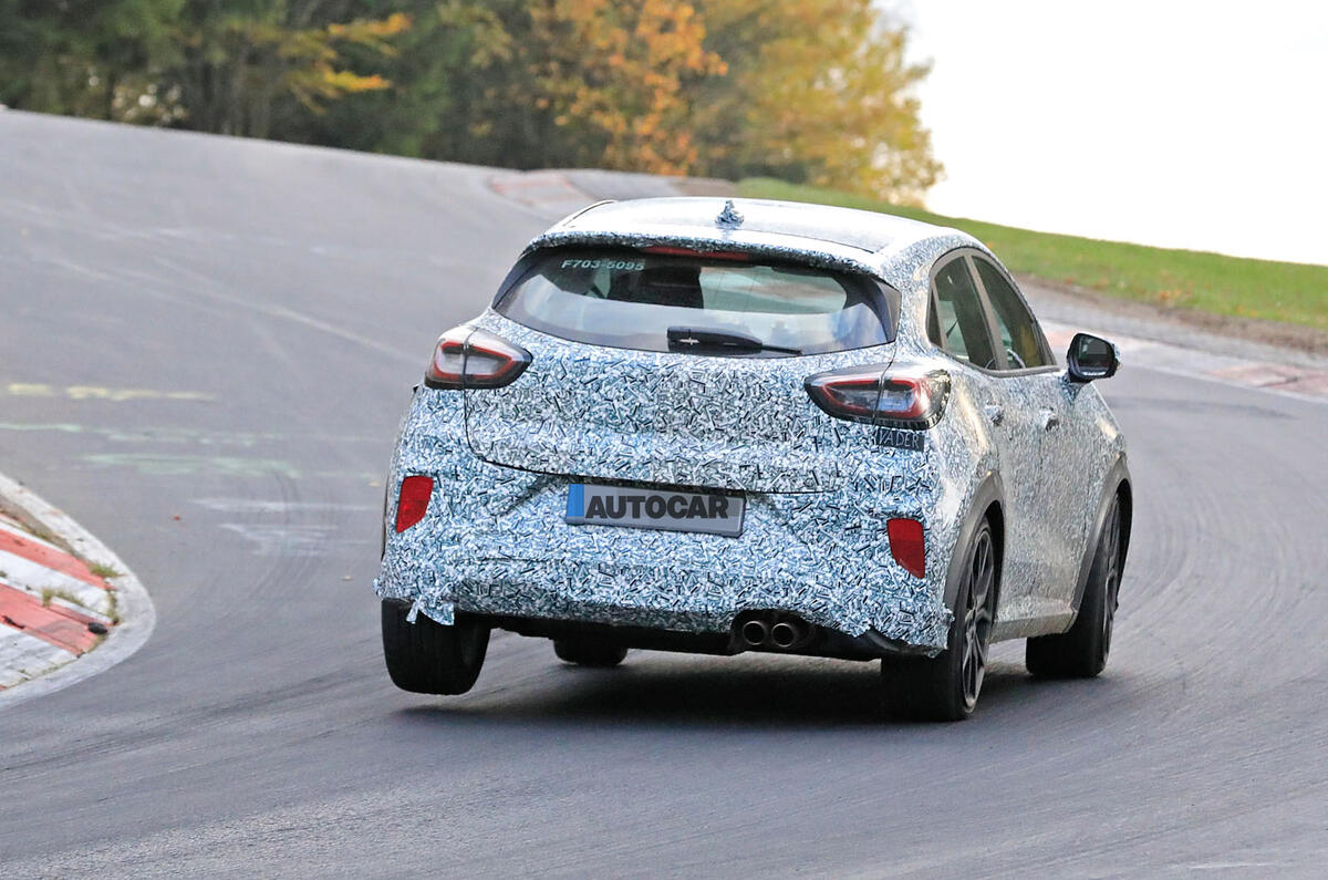 2020 Ford Puma ST prototype at Nurburgring