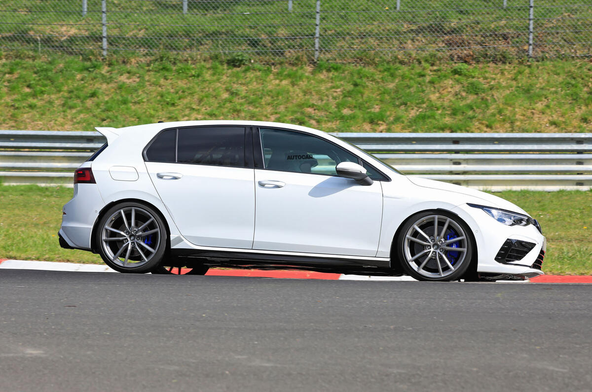 2020 Volkswagen Golf R prototype at Nurburgring