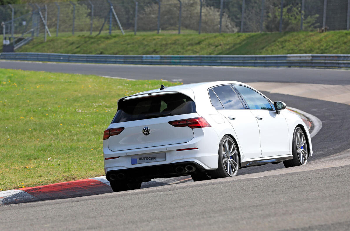 2020 Volkswagen Golf R prototype at Nurburgring