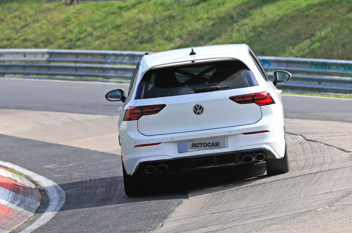 2020 Volkswagen Golf R prototype at Nurburgring