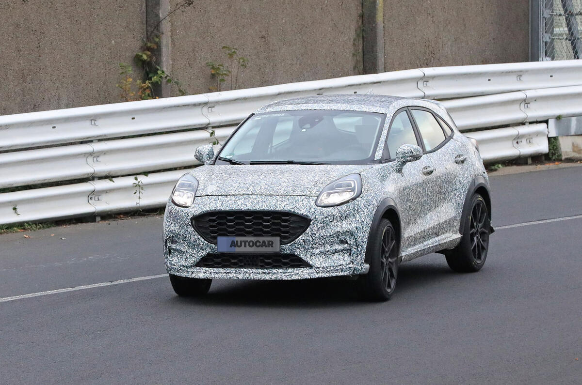 2020 Ford Puma ST prototype at Nurburgring