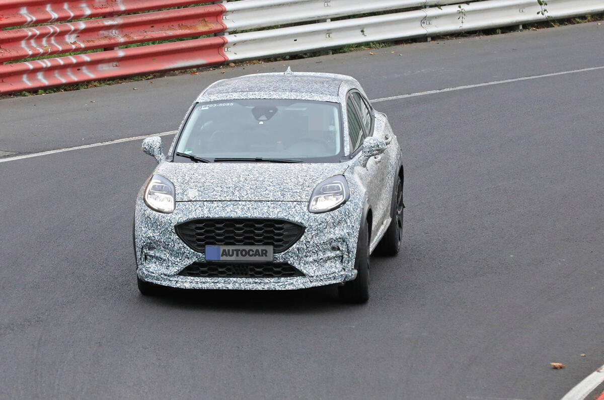 2020 Ford Puma ST prototype at Nurburgring