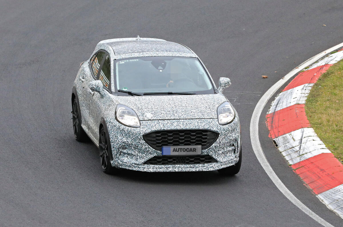 2020 Ford Puma ST prototype at Nurburgring
