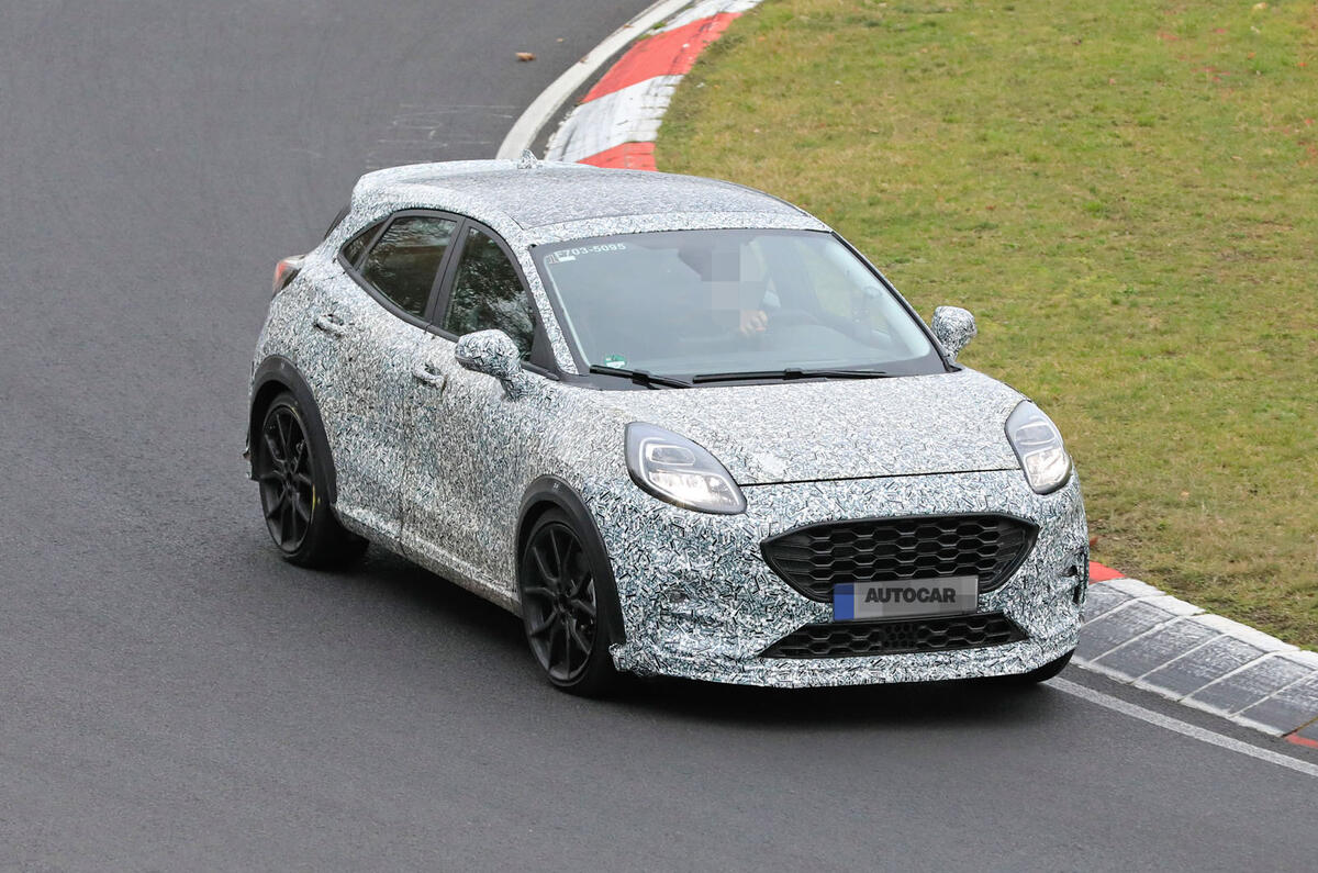 2020 Ford Puma ST prototype at Nurburgring