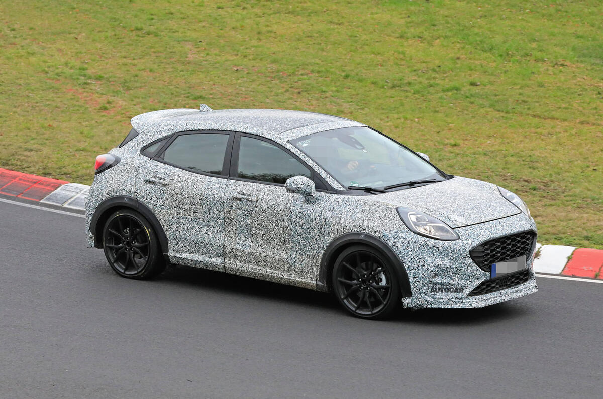 2020 Ford Puma ST prototype at Nurburgring