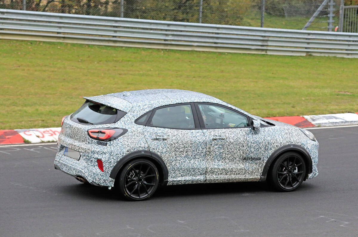 2020 Ford Puma ST prototype at Nurburgring
