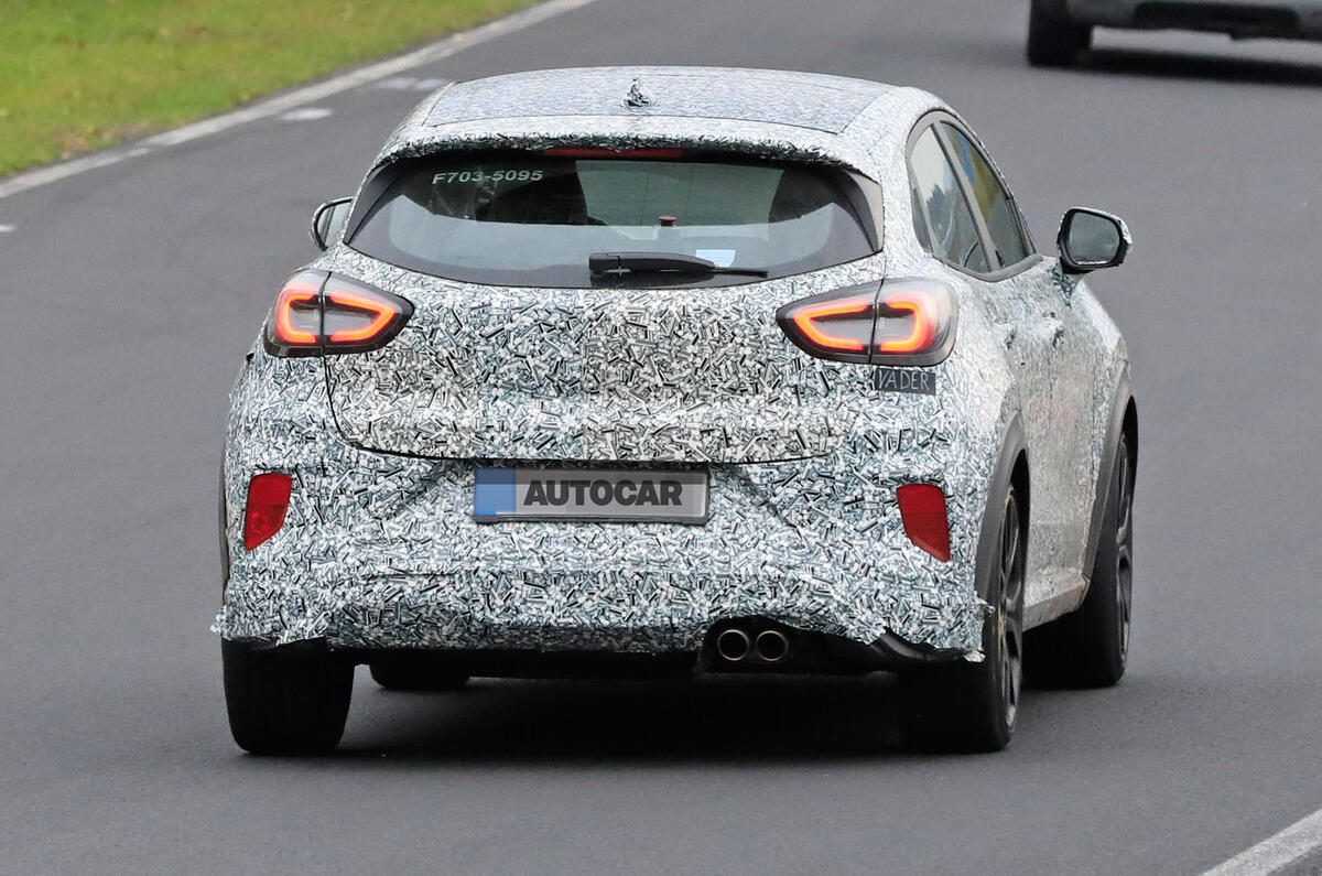 2020 Ford Puma ST prototype at Nurburgring