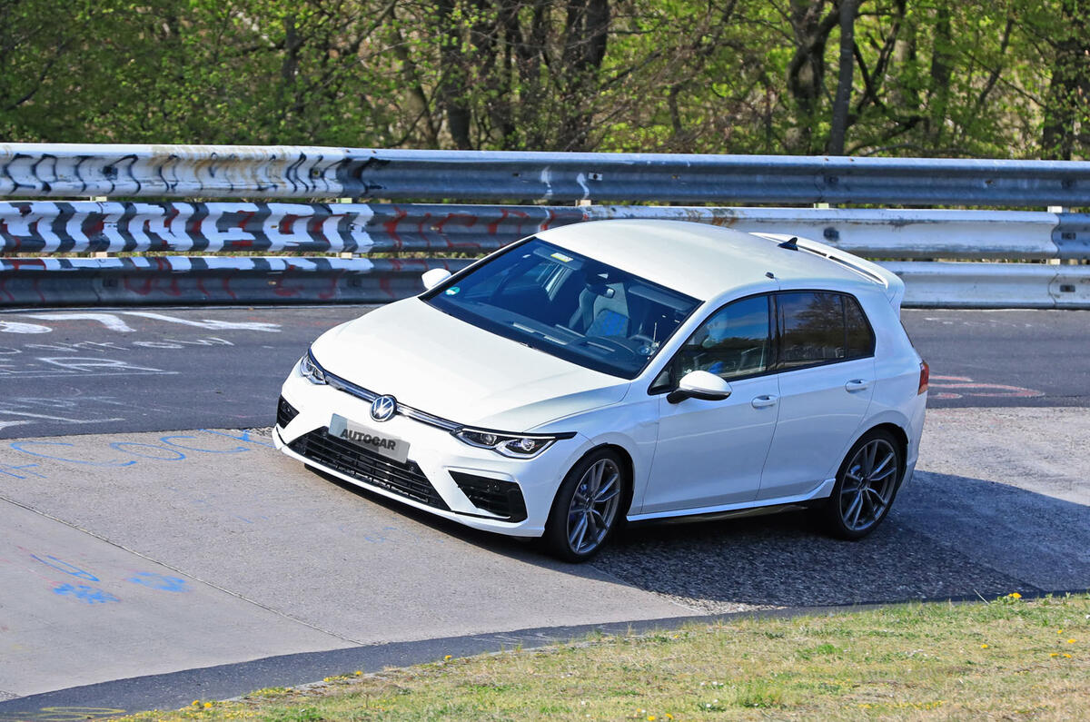 2020 Volkswagen Golf R prototype at Nurburgring