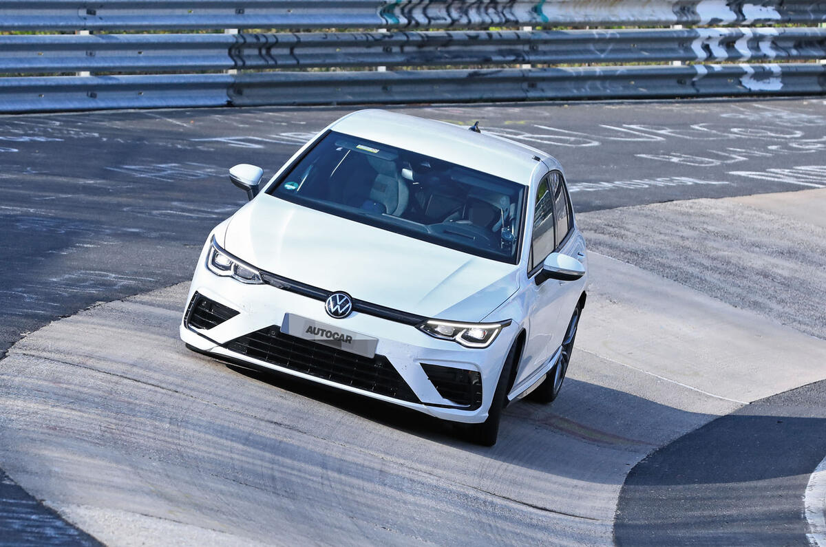 2020 Volkswagen Golf R prototype at Nurburgring