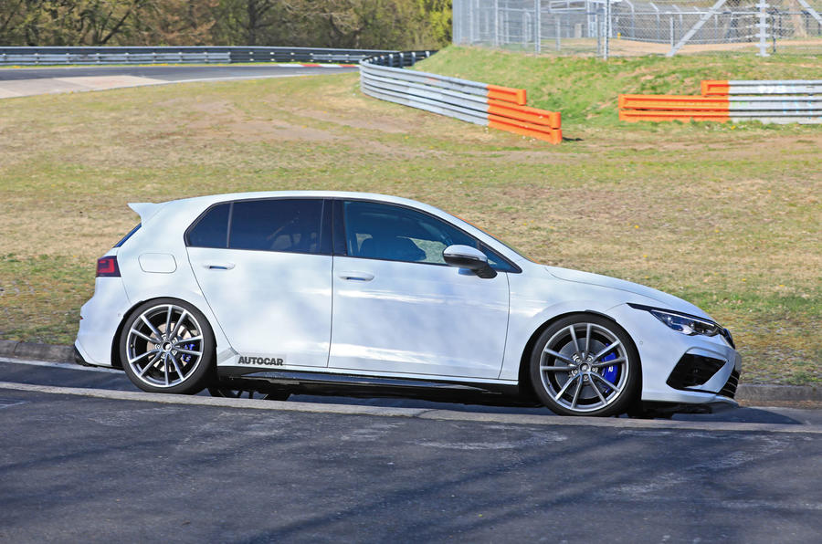 New 2020 Volkswagen Golf R unwrapped for Nurburgring tests Autocar