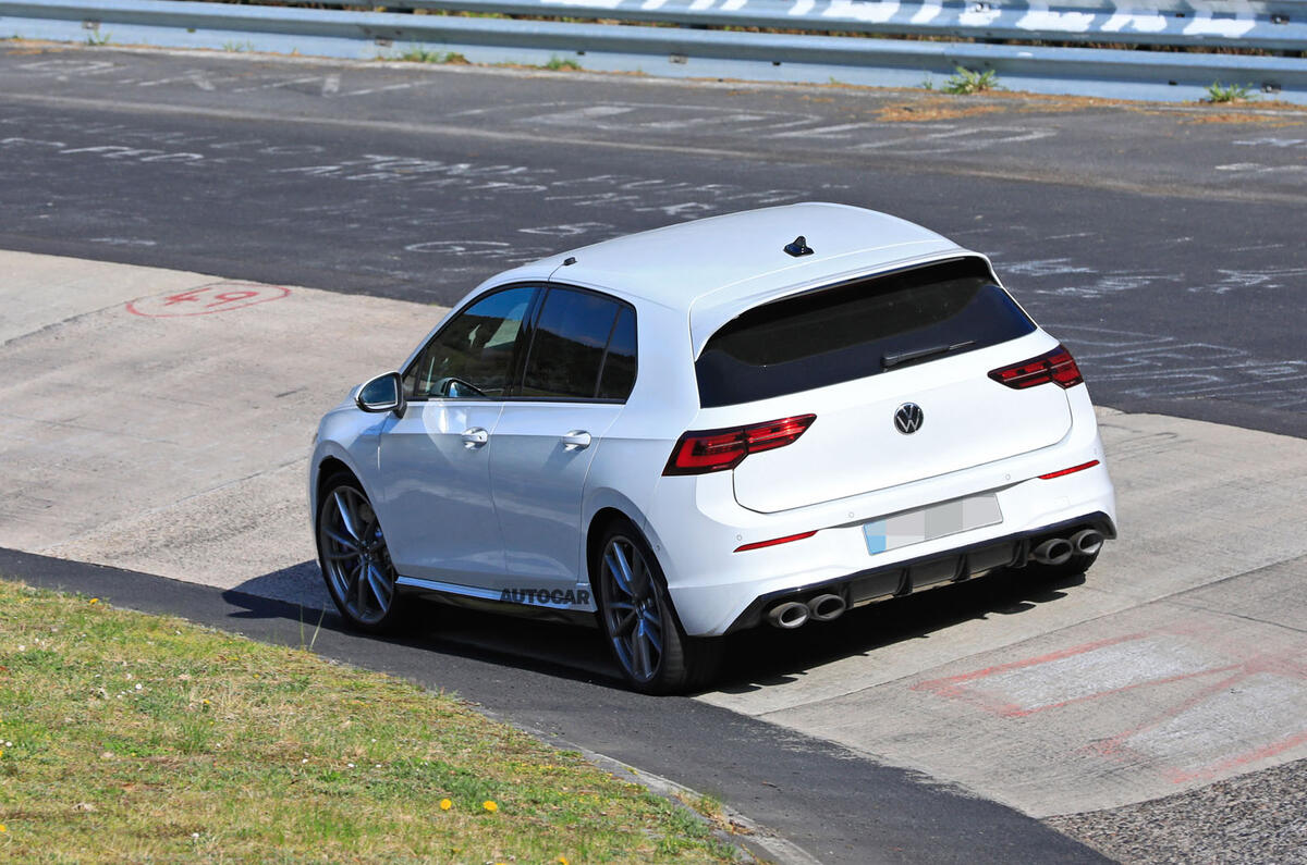 2020 Volkswagen Golf R prototype at Nurburgring