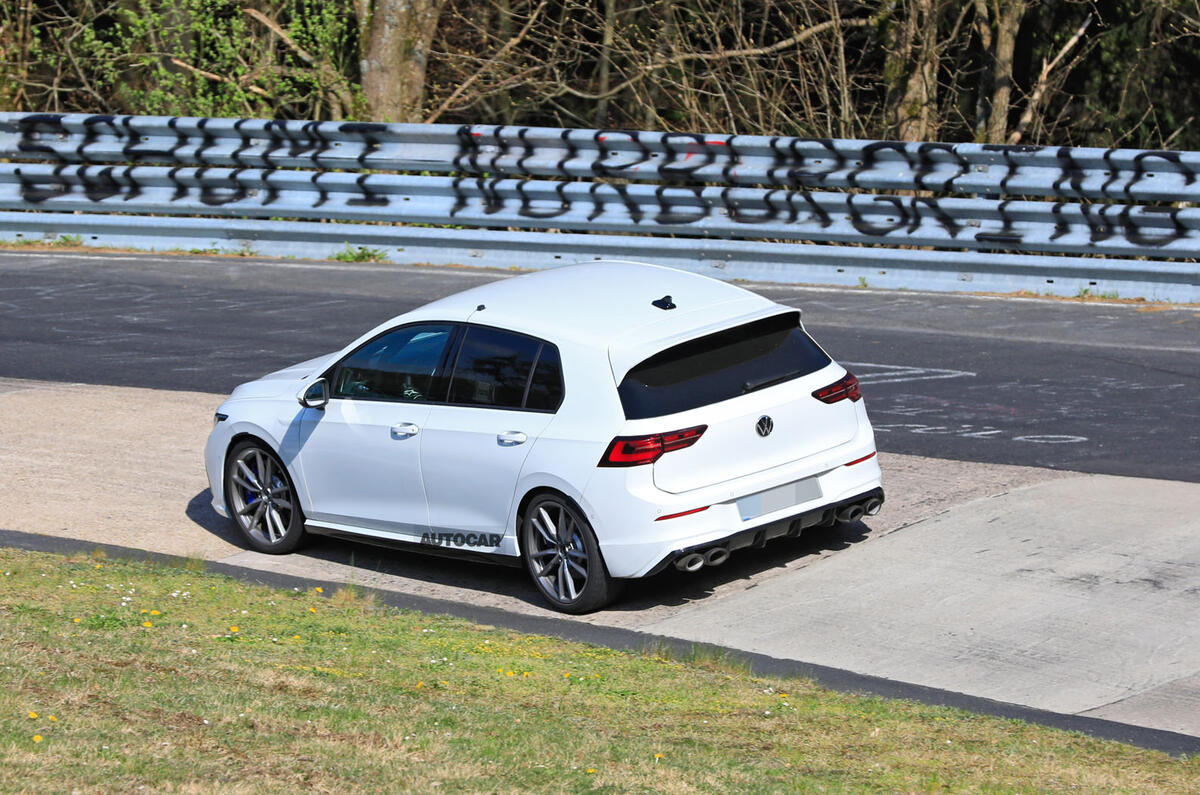 2020 Volkswagen Golf R prototype at Nurburgring