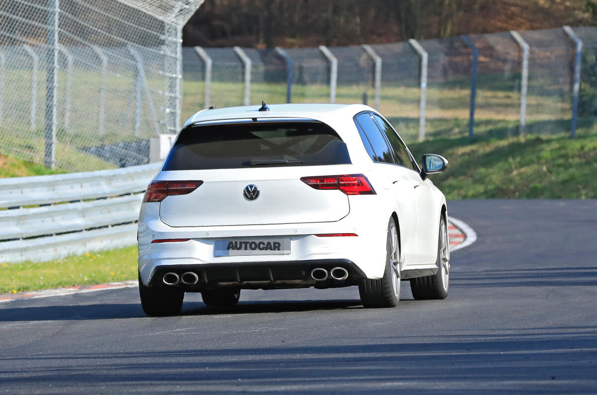 2020 Volkswagen Golf R prototype at Nurburgring