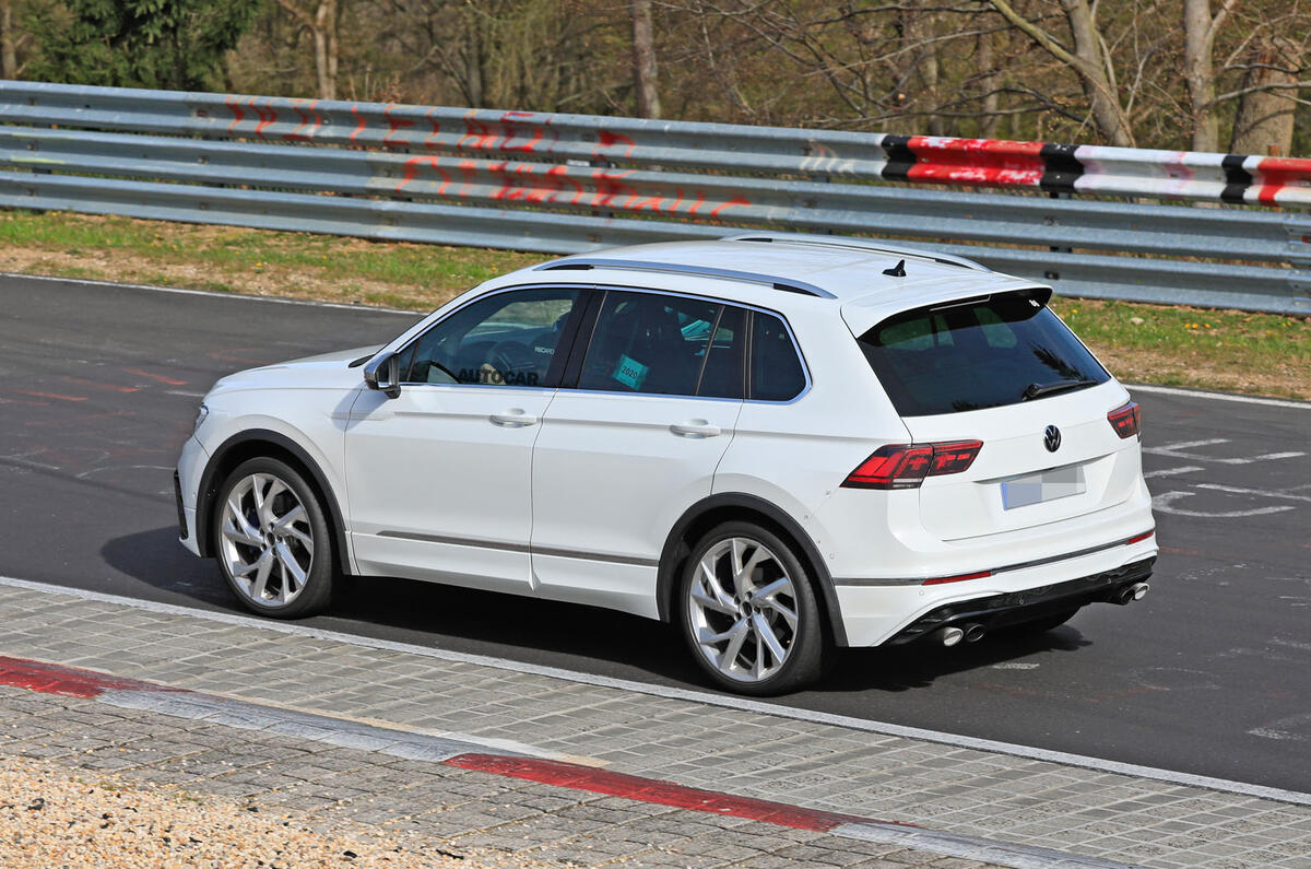 2020 Volkswagen Tiguan R prototype previews SUV's facelift ...