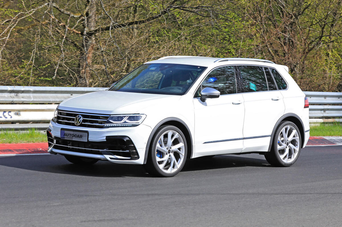 2020 Volkswagen Tiguan R prototype previews SUV's facelift ...