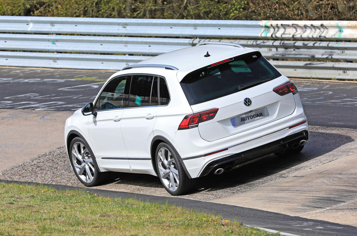 2020 Volkswagen Tiguan R Prototype Previews Suv S Facelift Autocar
