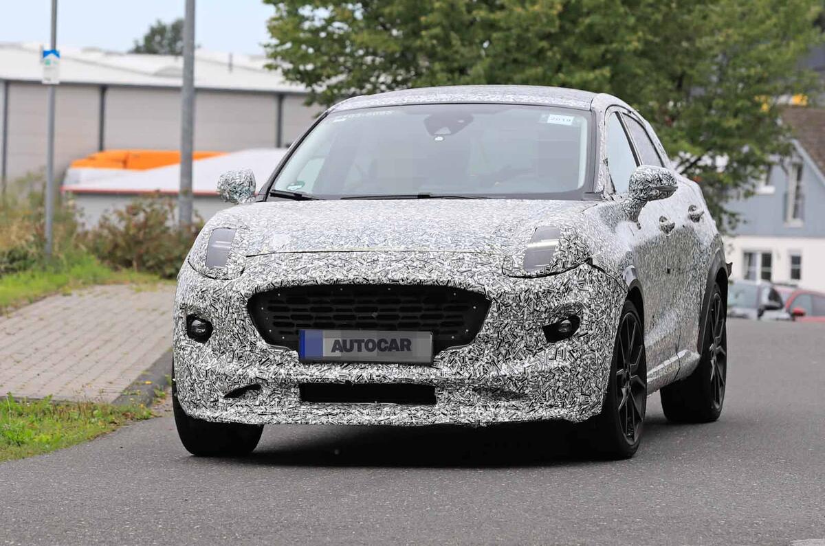 Ford Puma ST spies front