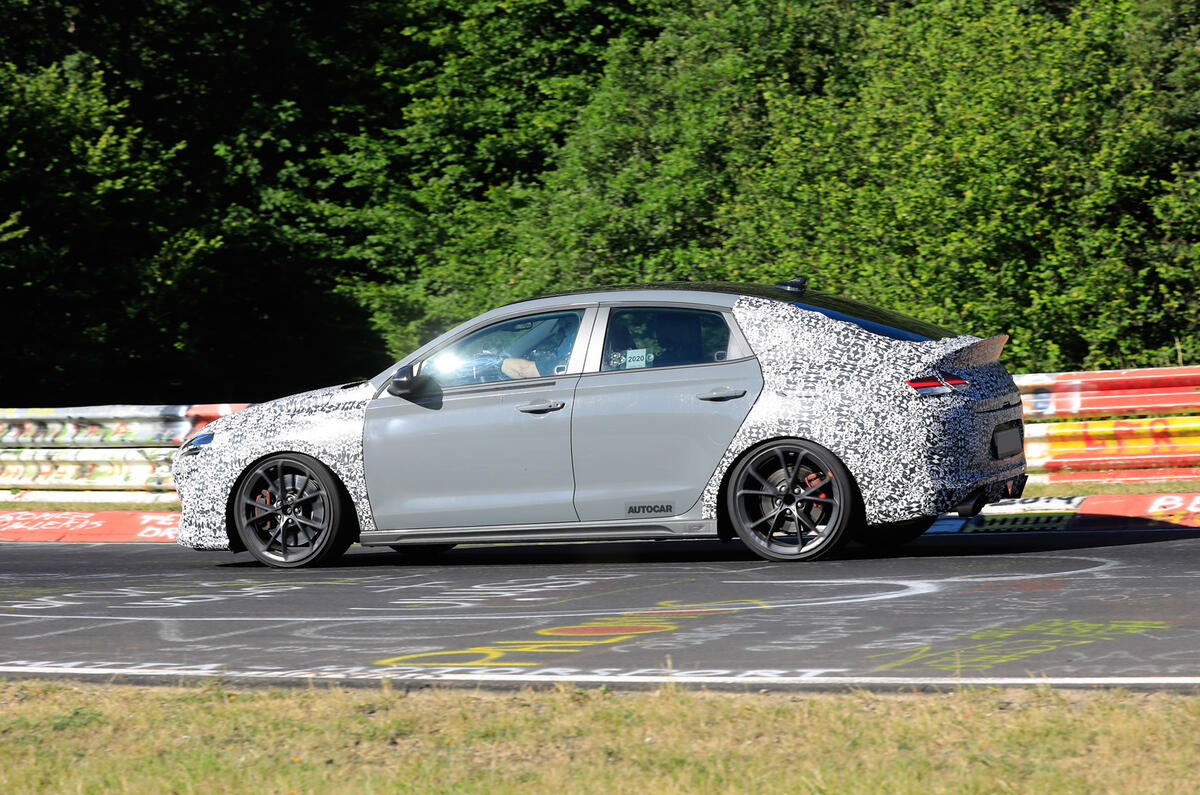 2021 Hyundai I30 N And Fastback N Seen Lapping The Nurburgring