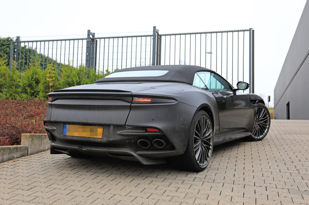 New Aston Martin Dbs Superleggera Volante Seen In