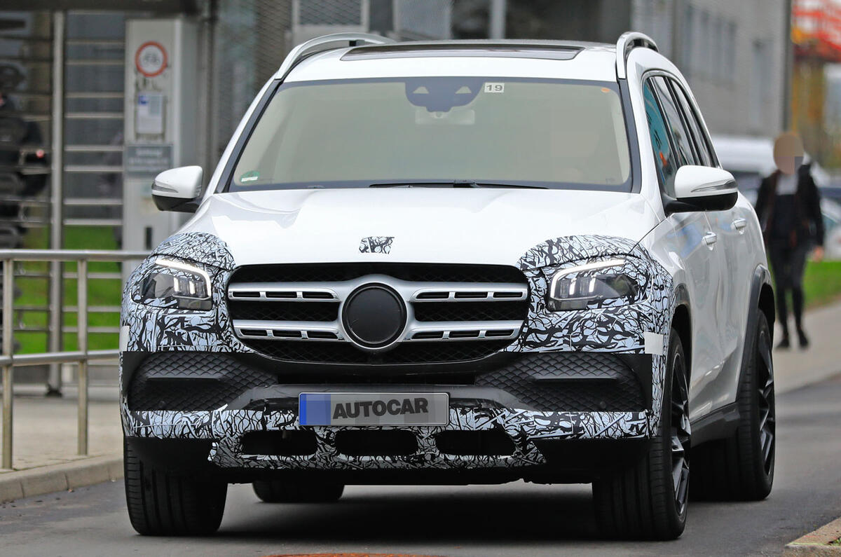 Mercedes-Maybach GLS spy shots